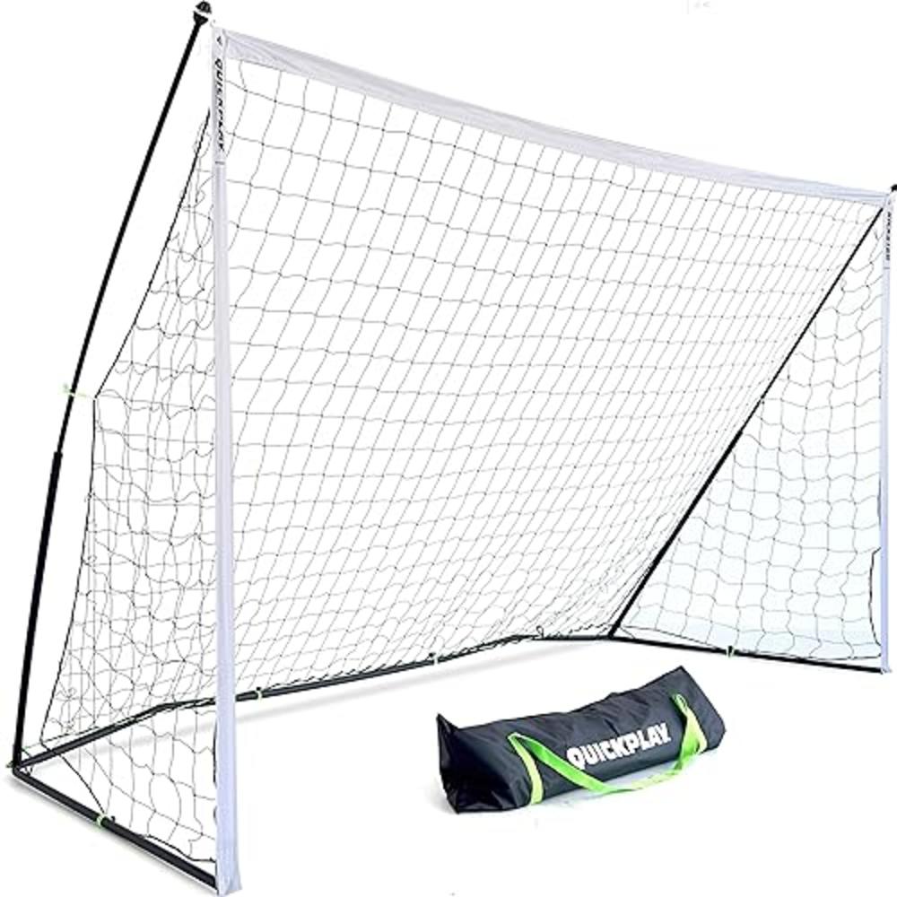 QUICKPLAY Kickster Soccer Goal Range - Ultra Portable Soccer Goal | Includes Soccer Net and Carry Bag [Single Goal]