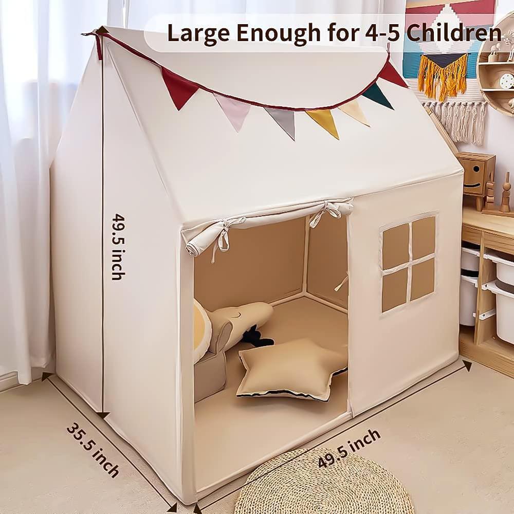 Razee Kids Tent Indoor & Outdoor Toddler Tent Kids Play Tent Large Kids Playhouse Tent Toys with Pennant Banners Razee
