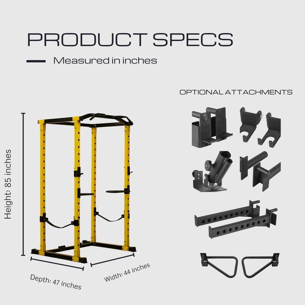 HulkFit Pro Series 2.35" x 2.35" Upright Poles Power Cage and Home Gym Attachments