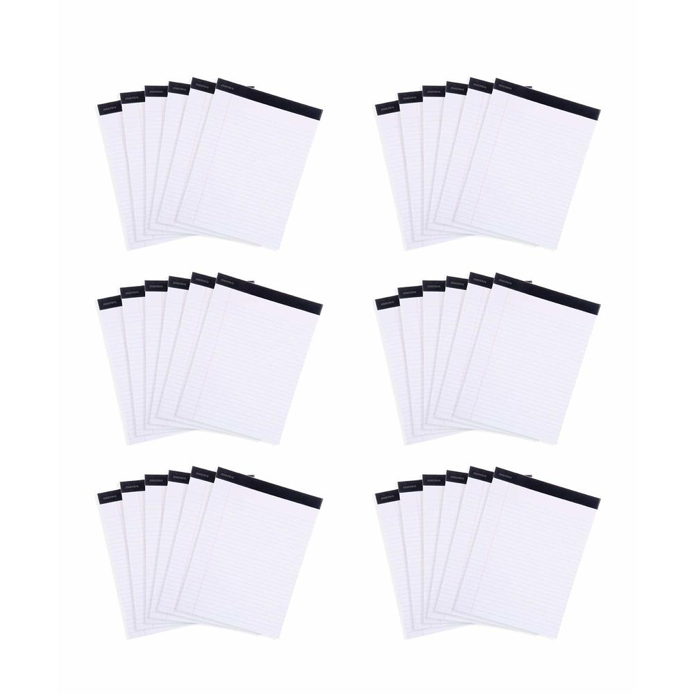 Mintra Office Legal Pads, ((xBasic, 8.5in x 11in, Wide (White), 36pk (6 ...