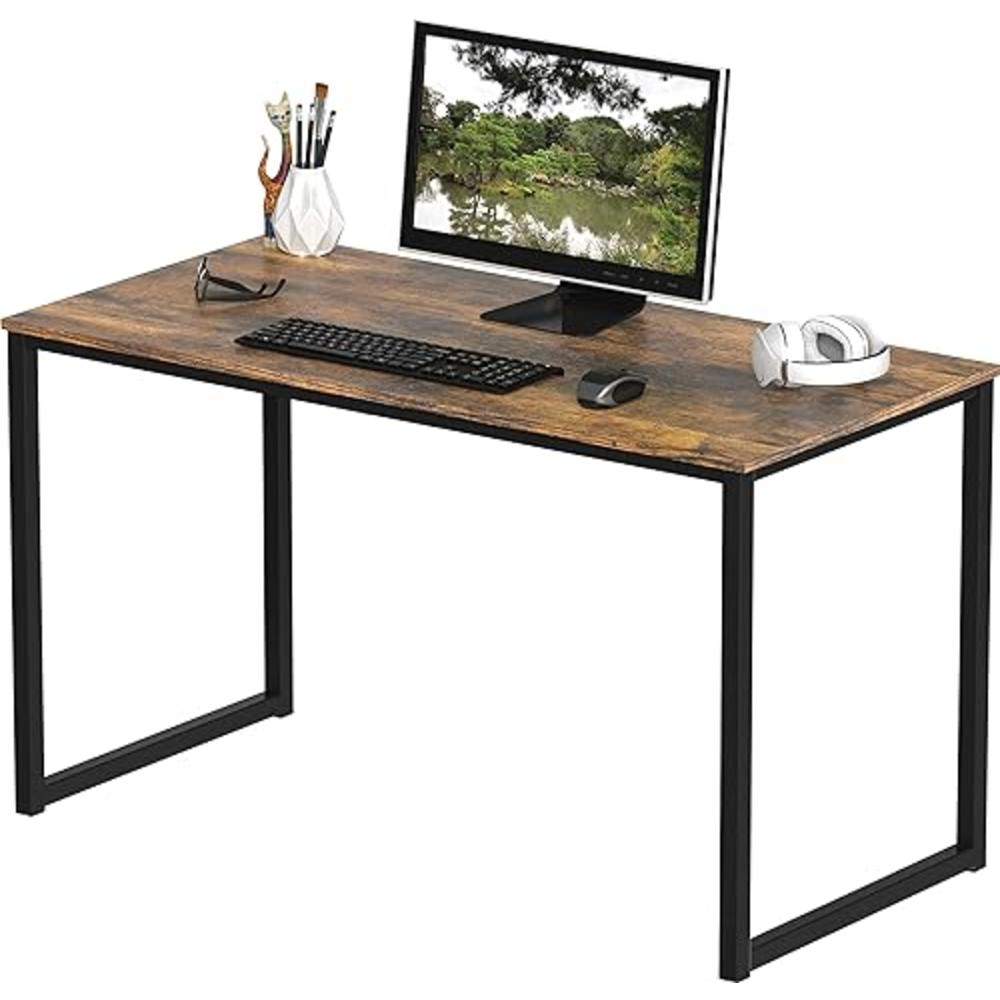 SHW Home Office 40-Inch computer Desk, Rustic Brown