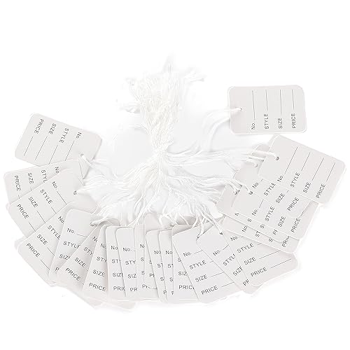 Mr Pen Mr. Pen- Price Tags with String, 200 Pack, Price Tags, Tags, Tags with String, Hang Tags, Coupons for Clothing, String Tags, Pap