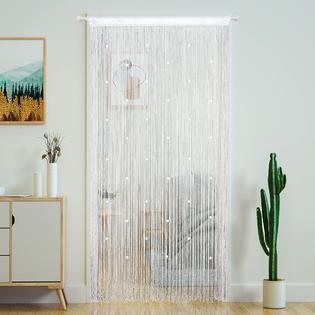 YAOYUE YaoYue Beaded Curtain Door String Curtains for Doorway