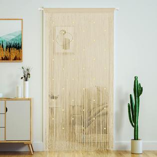 YAOYUE YaoYue Beaded Curtain Door String Curtains for Doorway