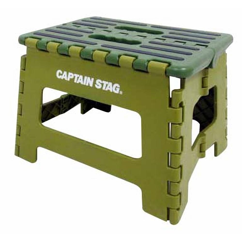 Stag Stool (cAPTAIN STAg) Captain STAG UW-1512 Step Stool, Chair, Foldable, Step ...