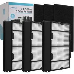 DerBlue 6PCS True HEPA Replacement Filter B for Holmes HAPF600,Replacement Holmes Air Filter,Part # HAPF600, HAPF600D, HAPF600D-