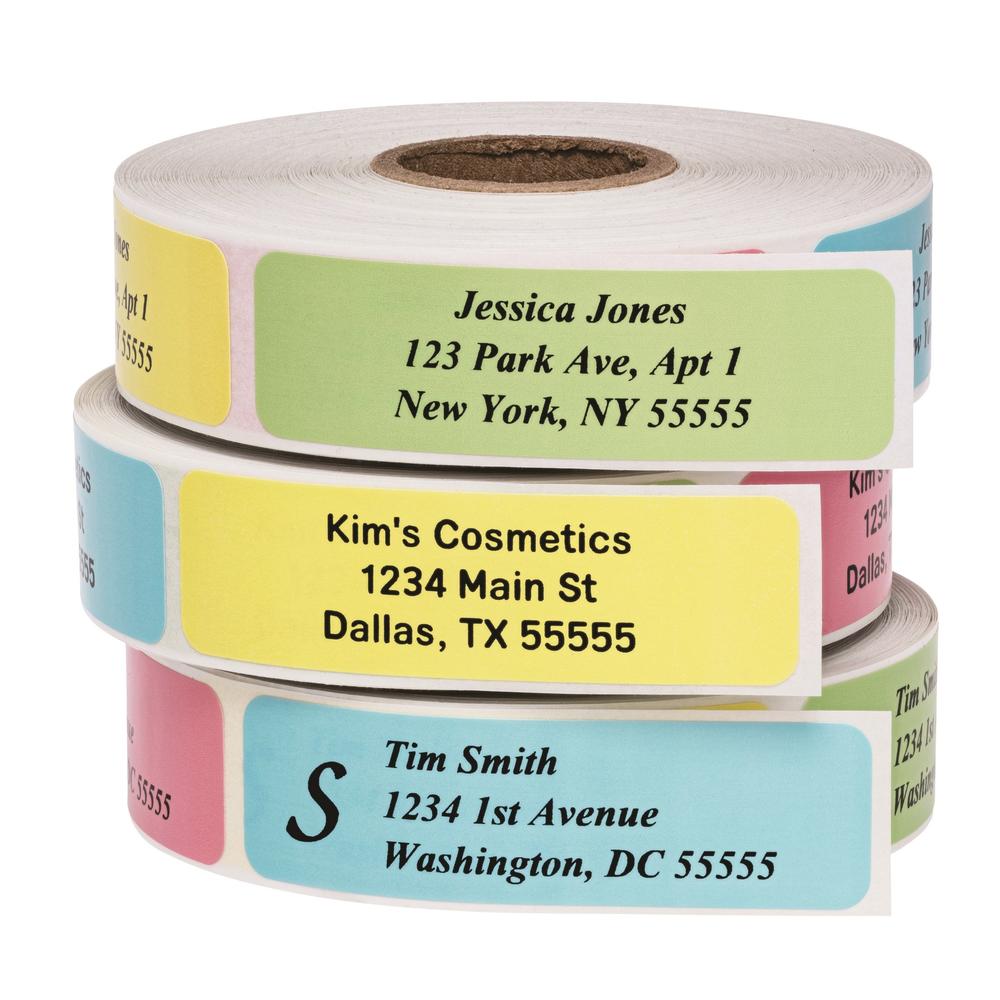 500 Labels 500Labels Return Address Labels - Roll of 500 Personalized Labels ...