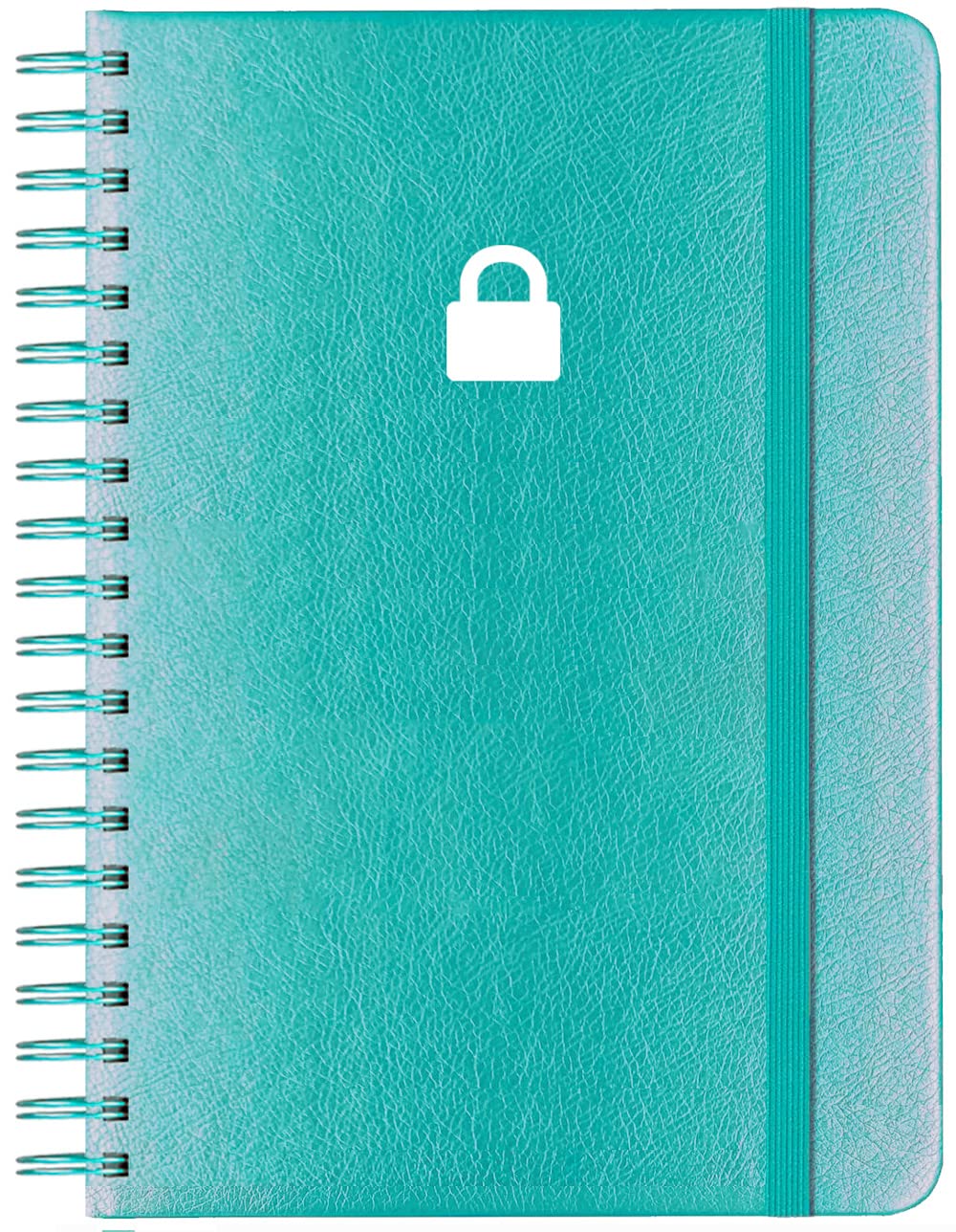 Nokingo Spiral Password Book with Alphabetical Tabs - 5x7 inch Password Organizer with A-Z Tabs for Internet Login, Website, Use