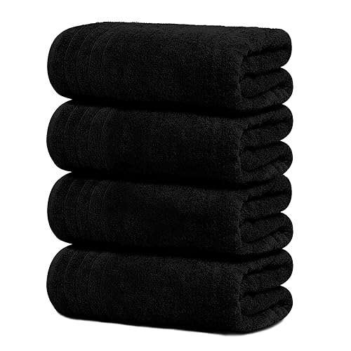 Tens Towels Large Bath Towels, 100% Cotton, 30 x 60 Inches Extra Large Bath Towels, Lighter Weight, Quicker to Dry, Super Absorb