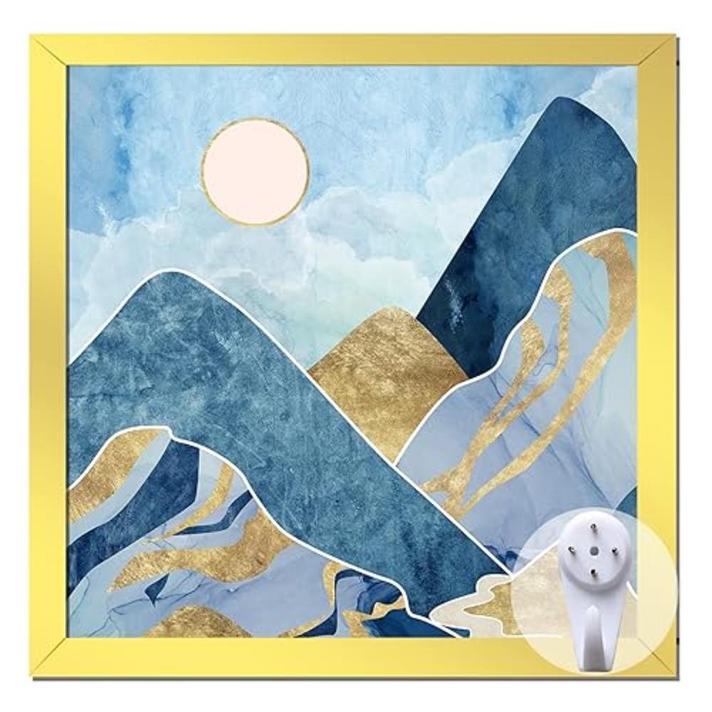 keibiubu Gold Picture Frame, 18x18 Picture Frame for Square Photo Poster Canvas Certificate Document Display Horizontally or Ver