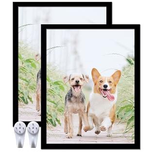 icariery Black 11x14 Picture Frame Set of 2, High Transparent Picture  Frames for 11 x 14