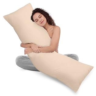 Utopia Bedding Full Body Pillow for Adults (Beige, 20 x 54 Inch), Long  Pillow for Sleeping
