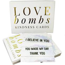 Better Me Love Bombs Kindness Cards - 111 Appreciation Cards & Gratitude Cards, Love Notes for Him & Just Because Gifts for Her,