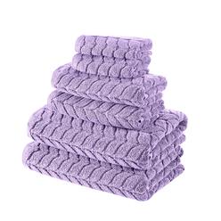 BAGNO MILANO 100% Turkish Cotton Jacquard Luxury Towel Set - Quick Dry Non-GMO Ultra-Soft, Plush and Absorbent Luxury Durable Tu