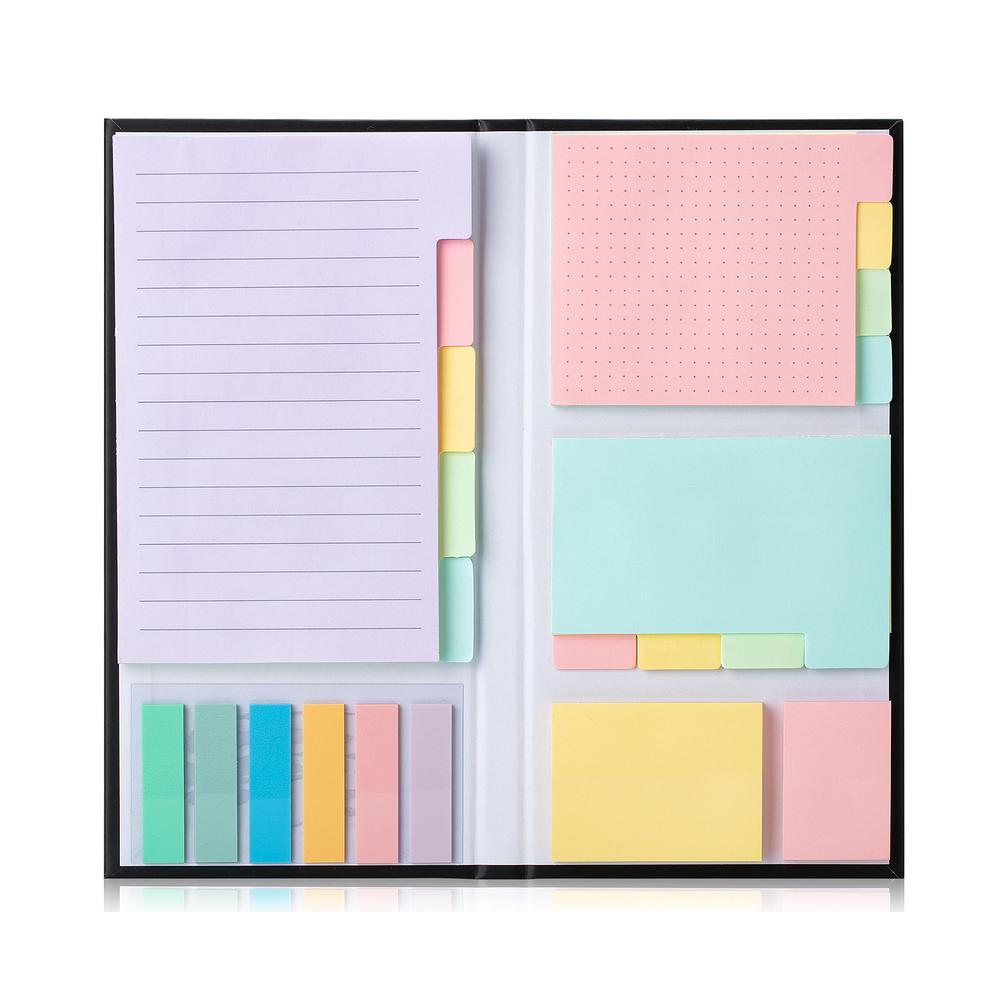Mr Pen Mr. Pen- Sticky Notes Set, 410 Pack, Pastel Colors, Divider ...