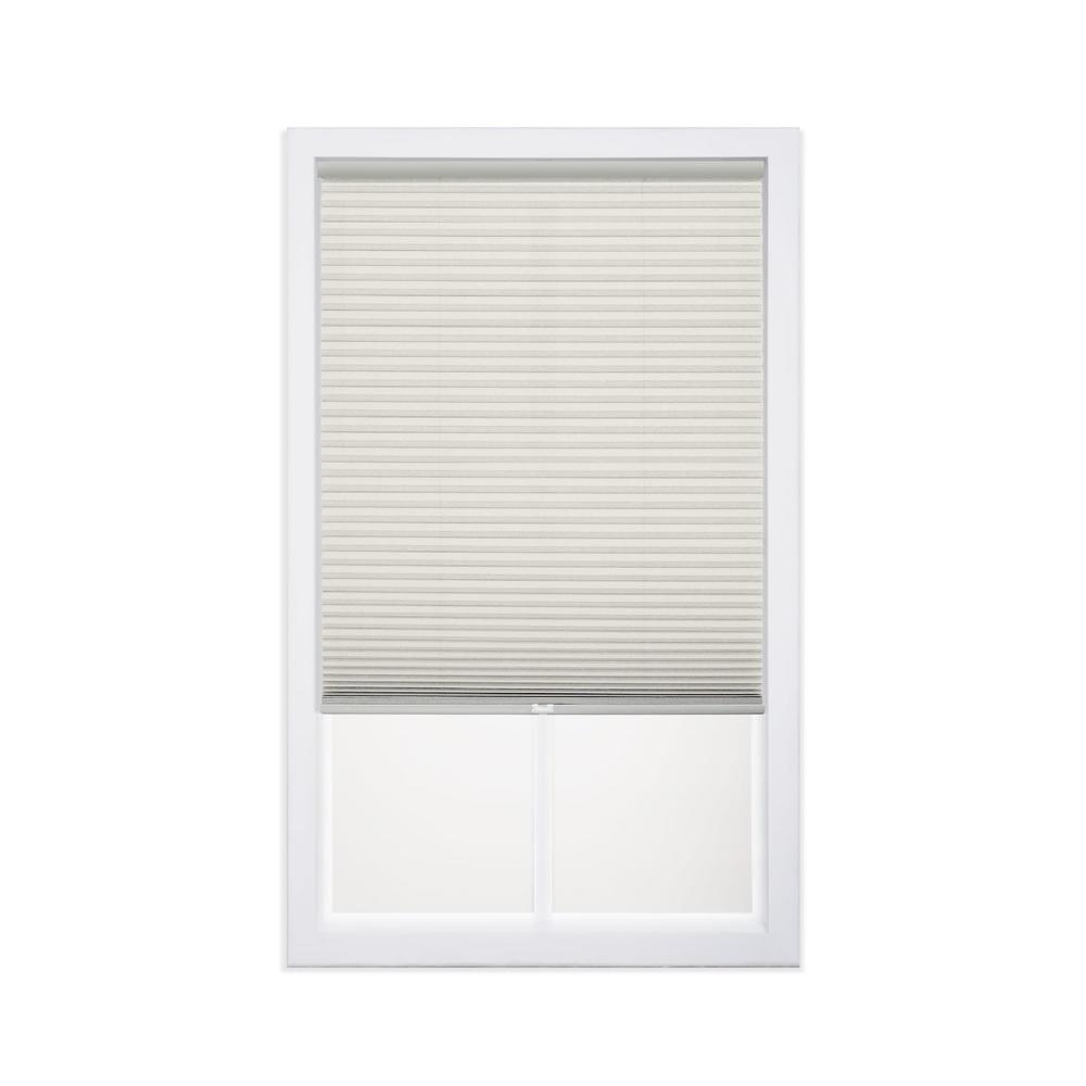 DEZ FURNISHINGS QCCR404720 Cordless Light Filtering Cellular Shade, 40.5W x 72H Inches, Cream