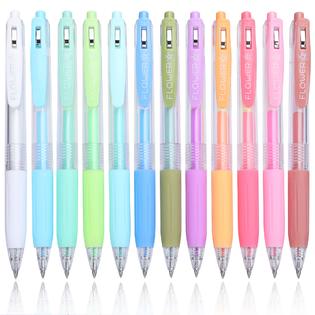RIANCY ZXB-040134 RIANcY colored gel Pens Fine Point Smooth Writing Pens 12  PAcK 05mm Retractable Ink Assorted Light coloring For coloring Books J