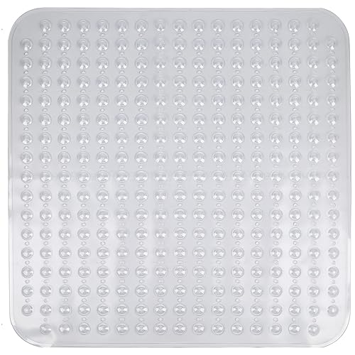 ENKOSI Extra Large Square Non Slip Shower Mat | 31 x 31-inch XL Shower Mats for Showers Anti Slip - Square Shower Stall Mat for 