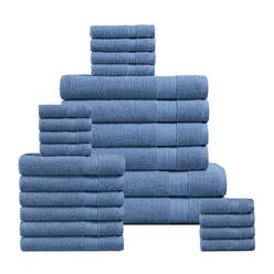 LANE LINEN Luxury Bath Towel Set - 100% Cotton 24 Pc Bathroom Towel Set, Quick Dry Bath Towels, 2 Bath Sheet, 4 Large Bath Towel