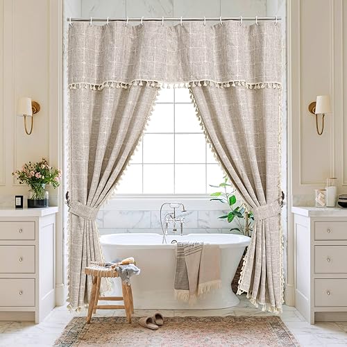 Fashion Women Shower Curtain | 60x72 Inch Polyester Waterproof Bathroom Decor With Hooks