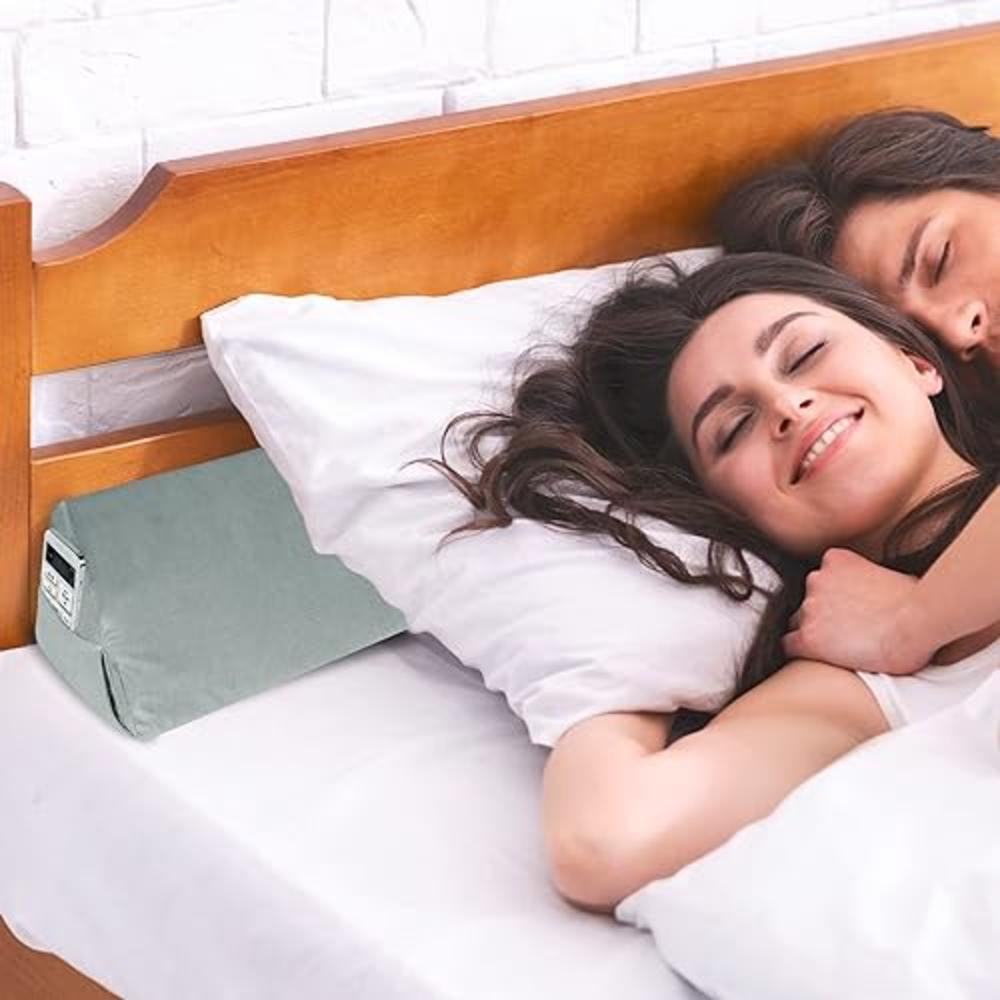 Aurako Full Size Bed Wedge Pillow Headboard Pillow Mattress Wedge Bed Gap Filler Triangle Memory Foam Wedges Body Positioners fo