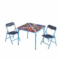 Idea Nuova Marvel Avengers Infinity War 3 Piece Children's Activity Square Table and Chair Set, Ages 3+