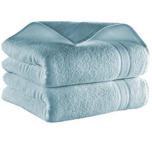 All Design Towels - Jumbo Bath Sheet 2 Piece - 100% Ring Spun Cotton Highly  Absorbent and Quick Dry Extra Large Bath Towel - Sup