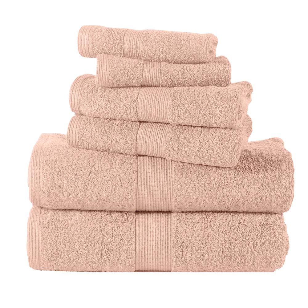 LANE LINEN 6 Piece Bath Towel Set - 100% Cotton Bathroom Towels, Extra Large Bath Towels, Hotel Towels, 2 Bath Towels, 2 Hand To