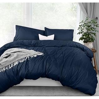 Utopia Bedding 3-Piece Duvet Cover Set with 2 Pillow Shams- Soft Brushed  Microfiber Fabric- Wrinkle