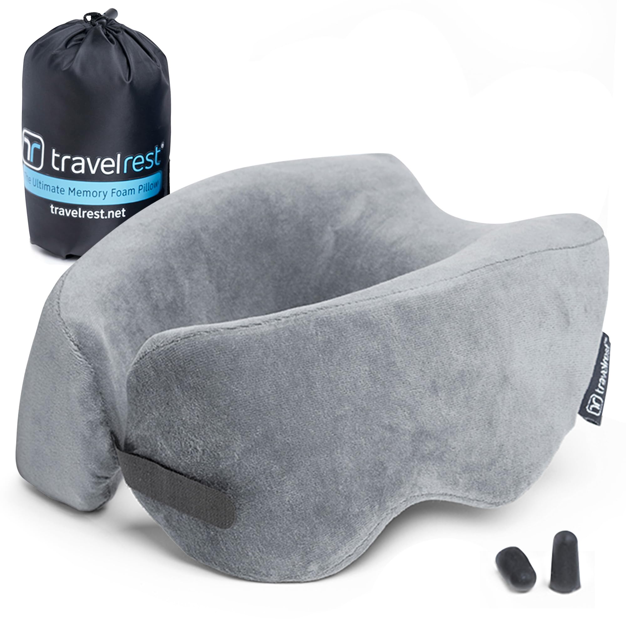 TravelRest TRAVELREST Nest Memory Foam Travel Pillow Neck Pillow