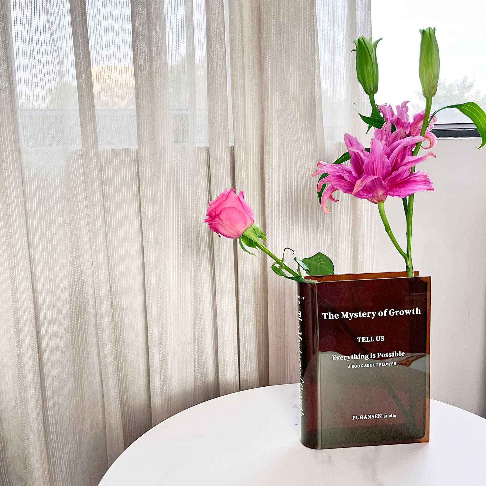Puransen Book Vase For Flowers