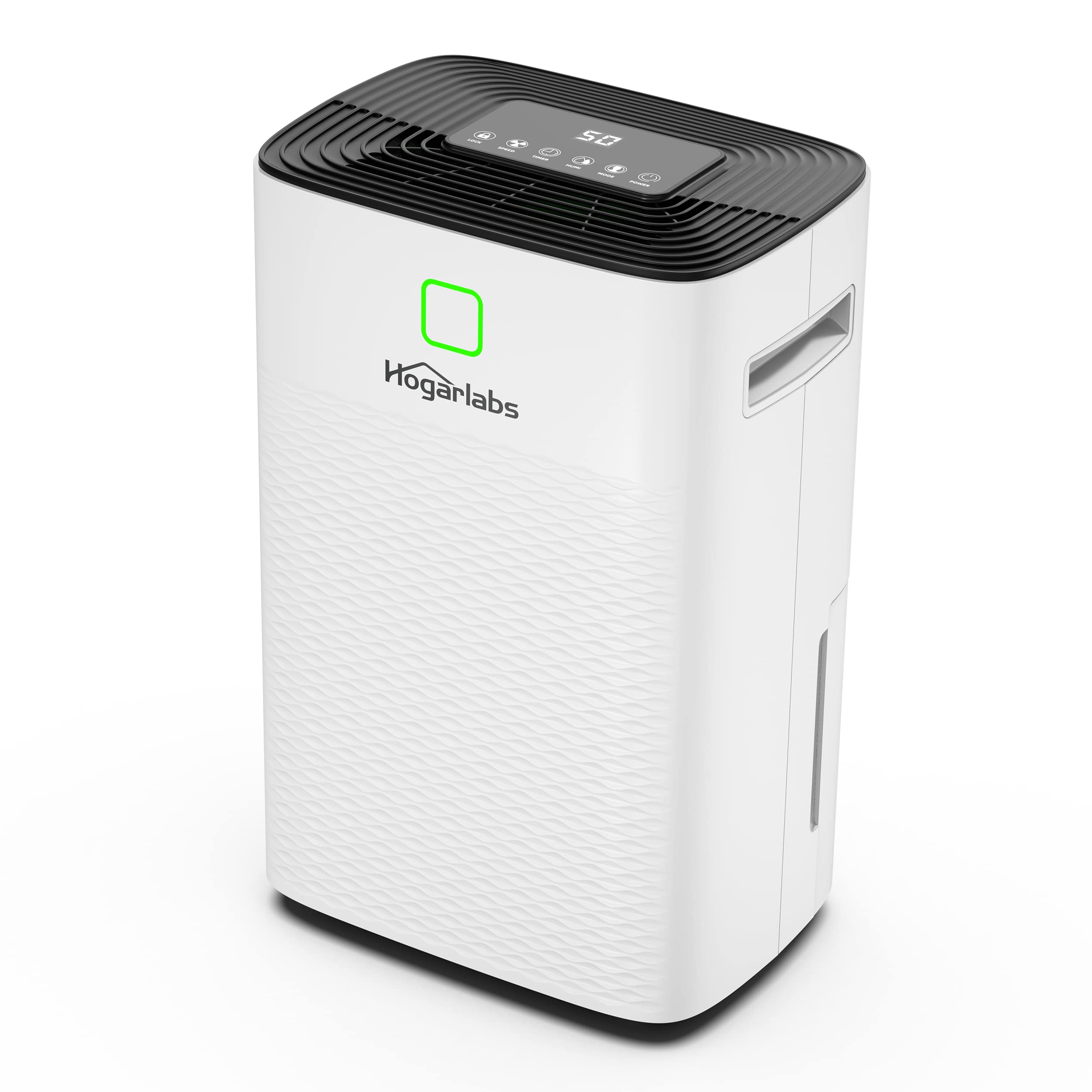HOGARLABS 30 Pint Dehumidifiers Up to 2000 Sq Ft for Continuous Dehumidify, Home Dehumidifier with Digital Control Panel and Dra