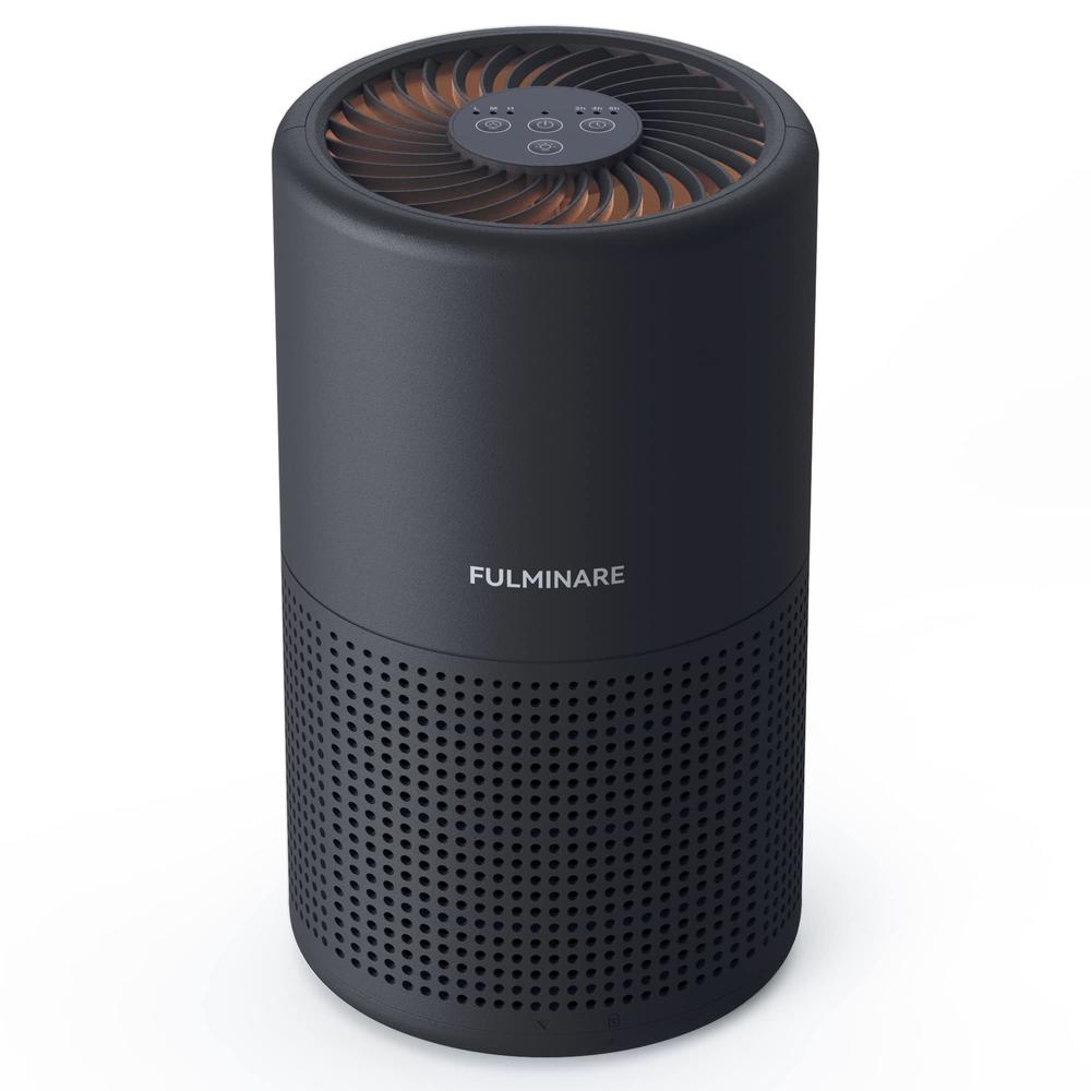 fulminare Air Purifiers for Bedroom, FULMINARE H13 True HEPA Air Filter, Quiet Air Cleaner With Night Light,Portable Small Air Purifier fo