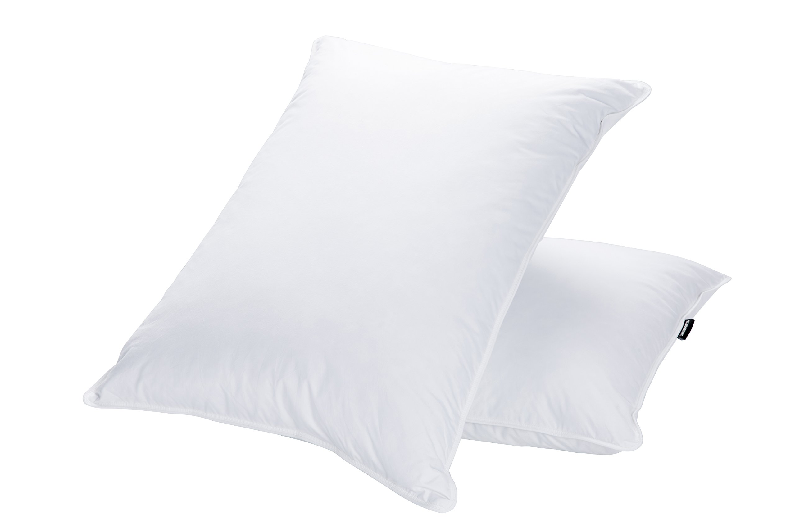 JA COMFORTS Goose Feather Down Bed Pillows for Sleeping(2 Packs