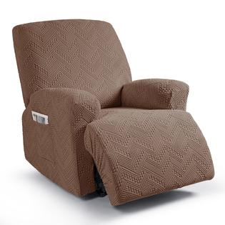 Ruaozz Stretch Recliner Chair Cover 3-Pieces Recliner Covers for