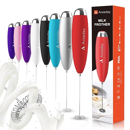 Anteday Electric Milk Frother Handheld For Coffee, Upgraded Motor Electric  Whisk Durable Low Noise Mini Drink