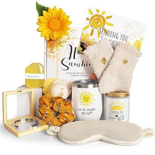 Suhctuptx Birthday Gifts for Women, Sunflower Gifts Sending Sunshine, Get  Well Soon Gifts Basket Care Package