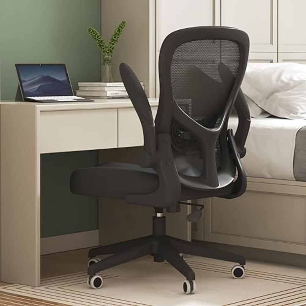 Hbada Office Chair Ergonomic Desk Chair, Office Desk Chairs with PU Silent Wheels, Breathable Mesh Computer Chair with Adjustabl
