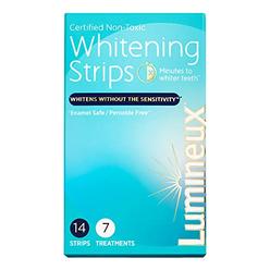 Lumineux Teeth Whitening Strips 7 Treatments - Enamel Safe - Whitening Without The Sensitivity - Dentist Formulated & certified 