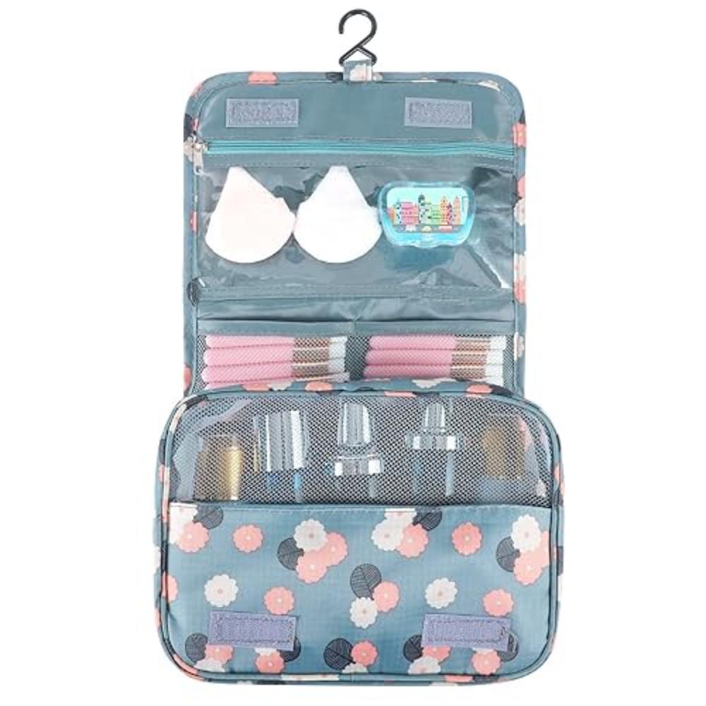 Pengxiaomei Toiletry Bag, Waterproof Hanging cosmetic Bag Portable Travel Makeup Pouch Multifunction Handle Travel Toiletry Bag 
