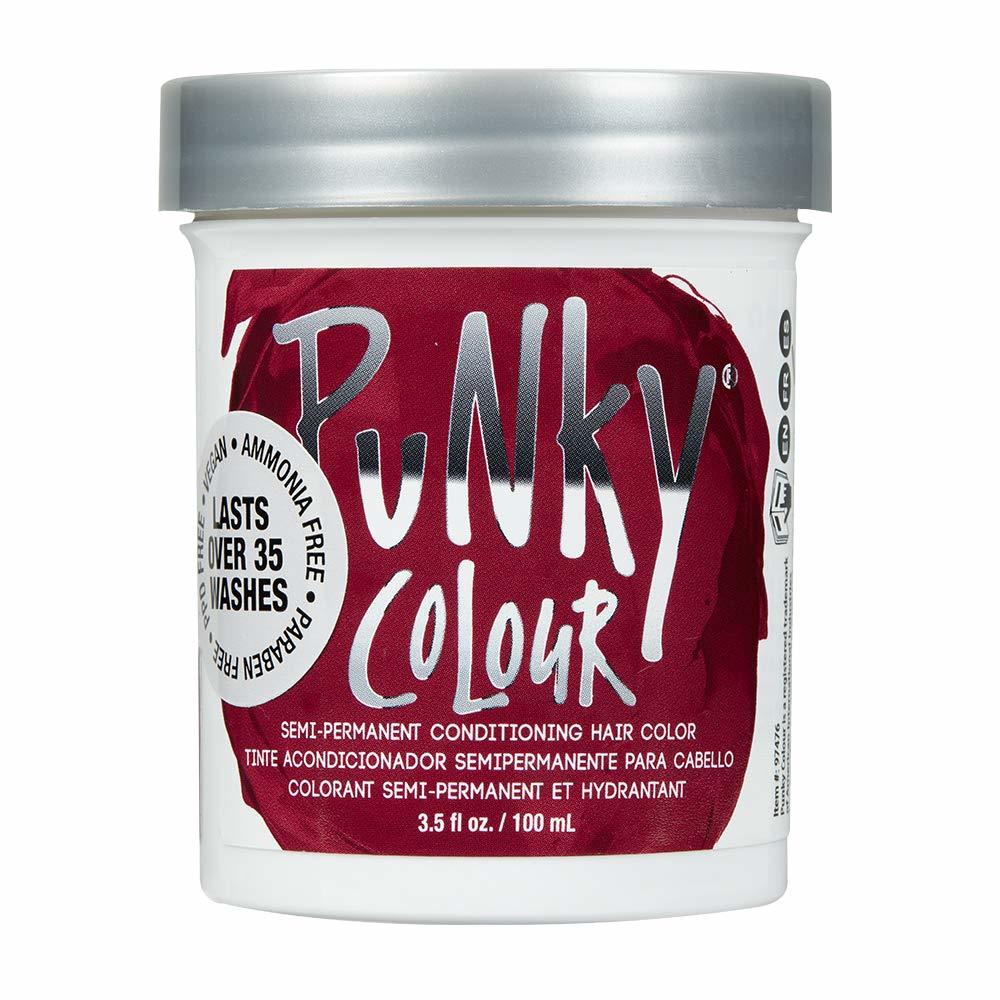Punky Red Wine Semi Permanent conditioning Hair color, 35oz