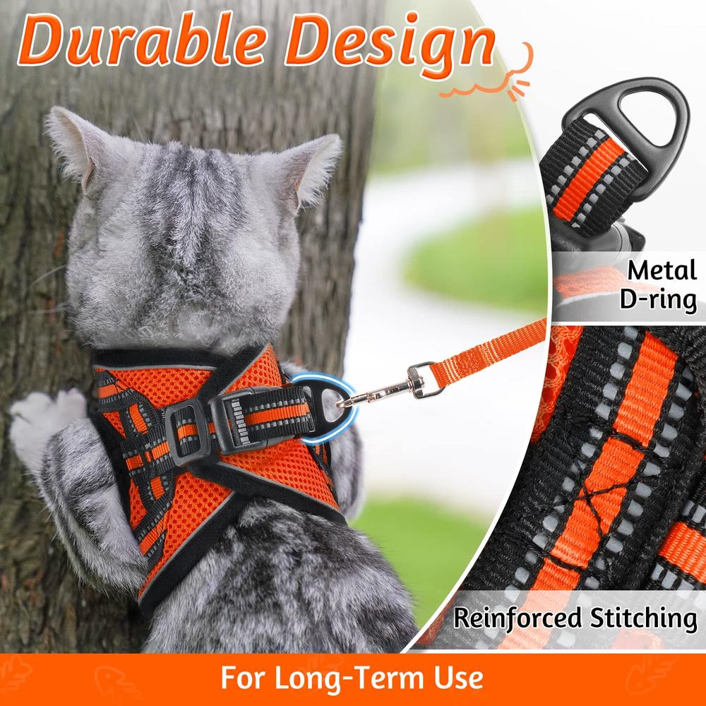 rabbitgoo cat Harness and Leash Set for Walking Escape Proof
