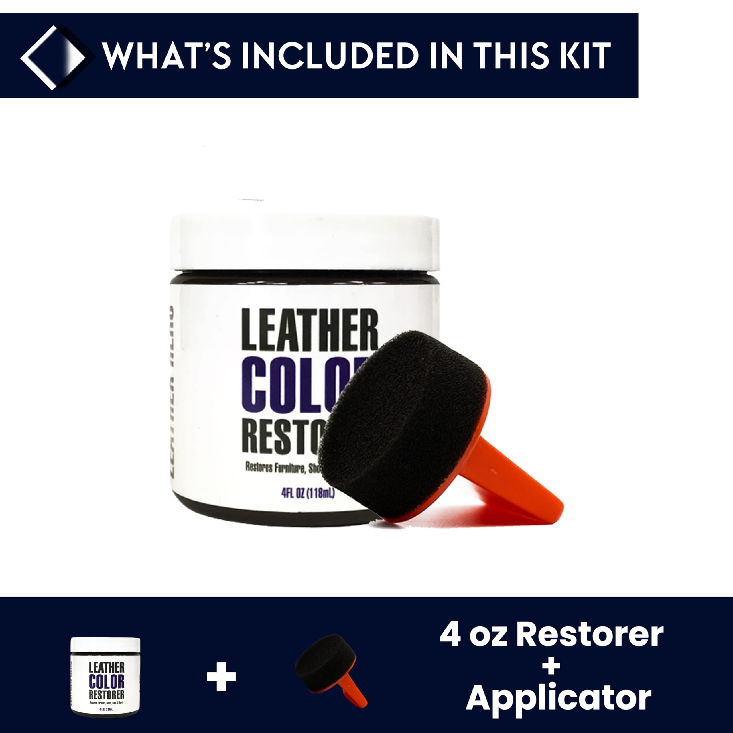 Leather Hero Leather color Restorer for couches, Leather Scratch Remover, Leather  couch Scratch Repair for Furniture