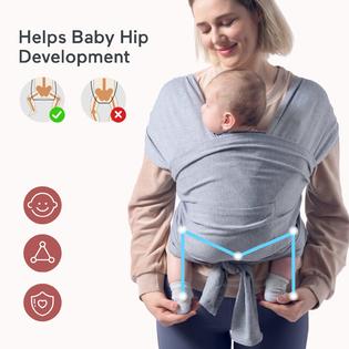 Momcozy Baby Wrap Carrier Slings, Easy to Wear For Infant Babies