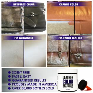 Leather Hero Leather color Restorer for couches, Leather Scratch