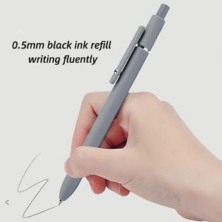 UIXJODO gel Pens, 10Pcs 05mm Japanese Black Ink Pens Fine Point