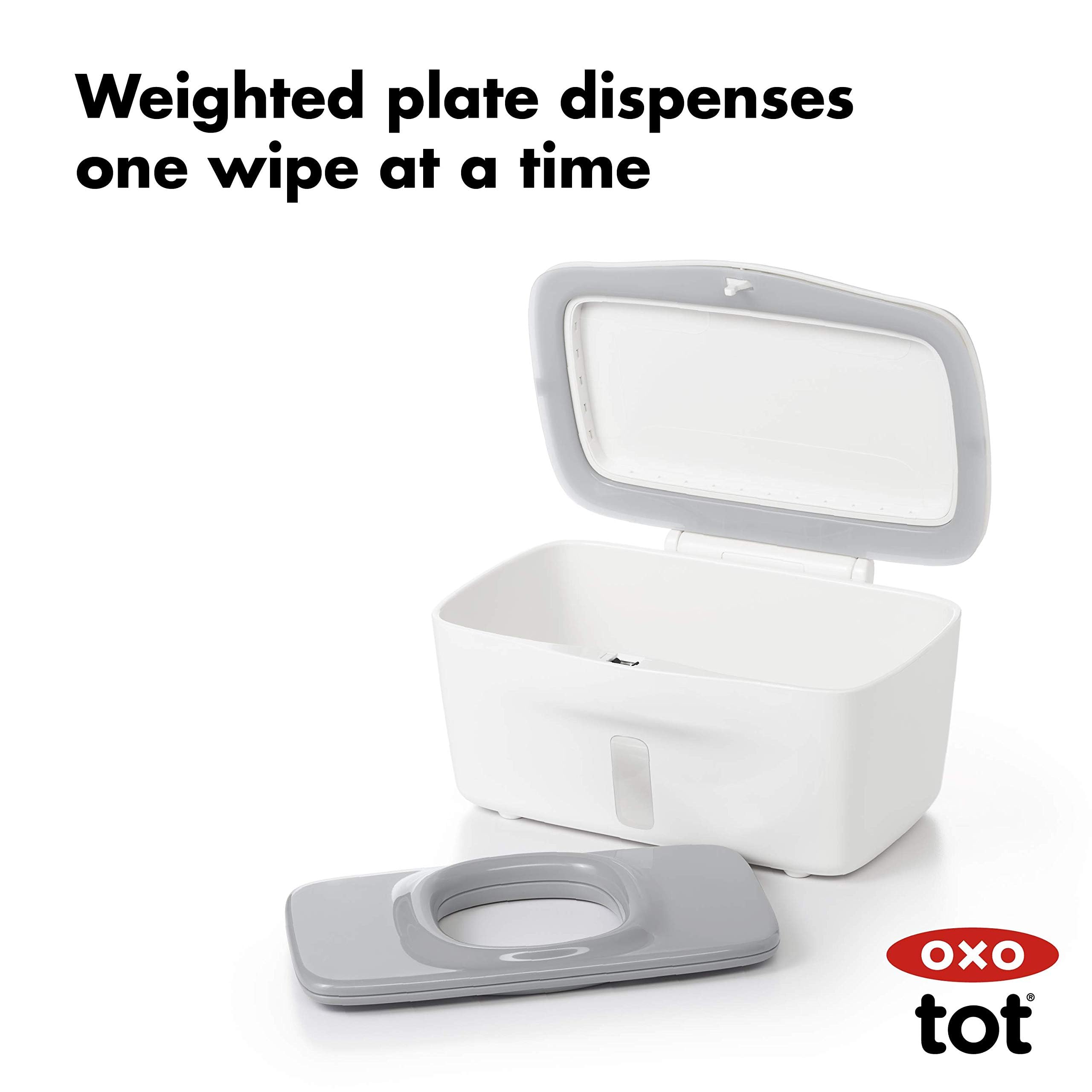 OXO Tot Perfect Pull Wipes Dispenser - gray, 1 count (Pack of 1)