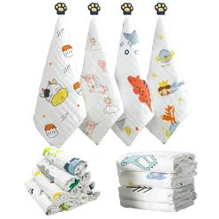Caiery Baby Muslin Washcloths|Baby Washcloths Soft | Baby Muslin Washcloth | Face Towels for Newborn with Sensitive Skin | Showe