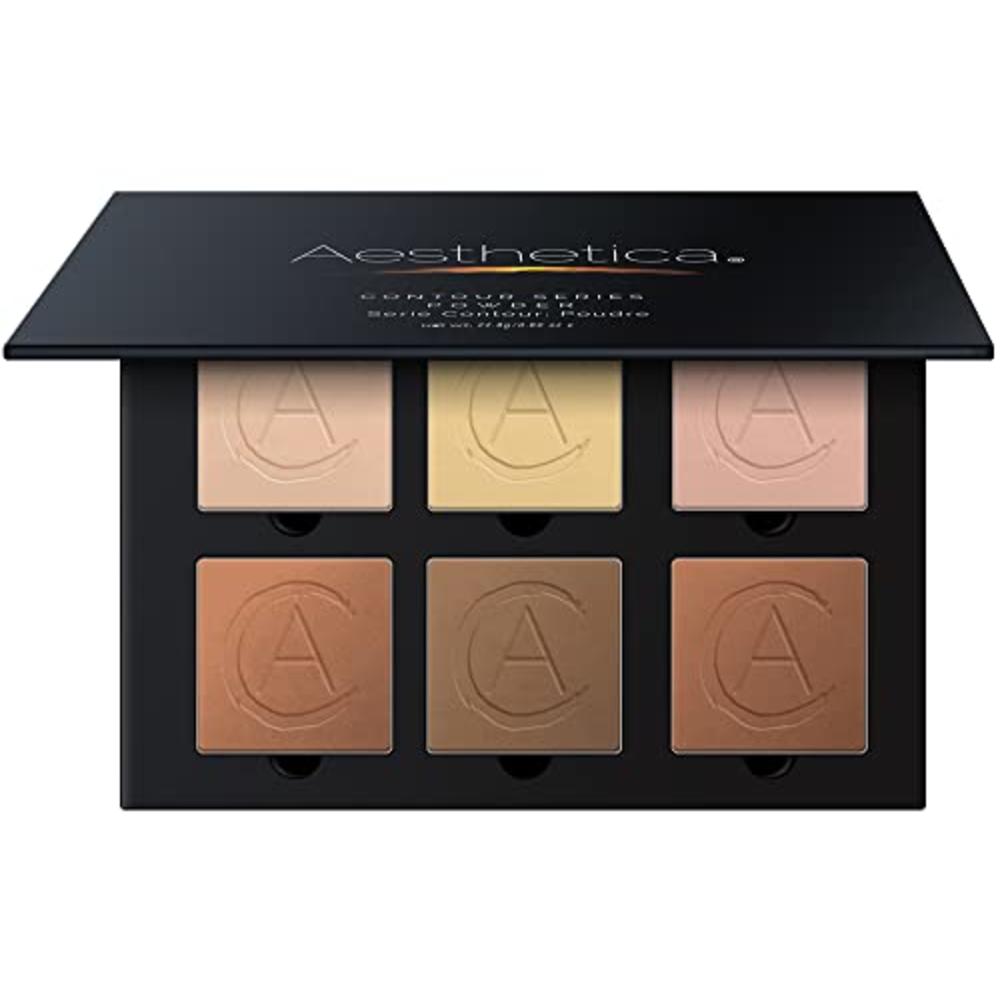 Aesthetica cosmetics contour and Highlighting Powder Foundation Palettecontouring Makeup Kit Easy-to-Follow, Step-by-Step Instru