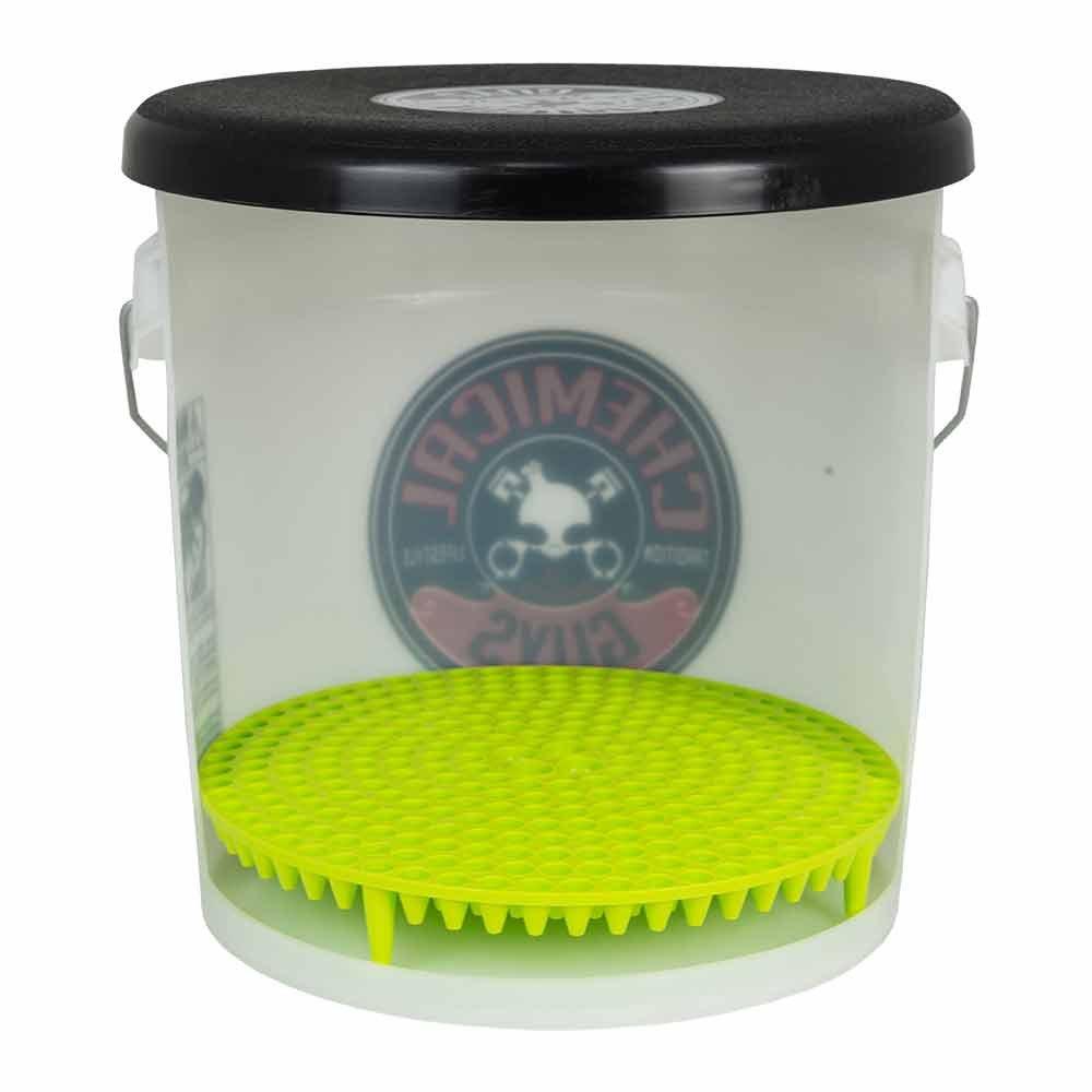chemical guys DIRTTRAP04 cyclone Dirt Trap car Wash Bucket Insert car Wash Filter Removes Dirt and Debris While You Wash (green)